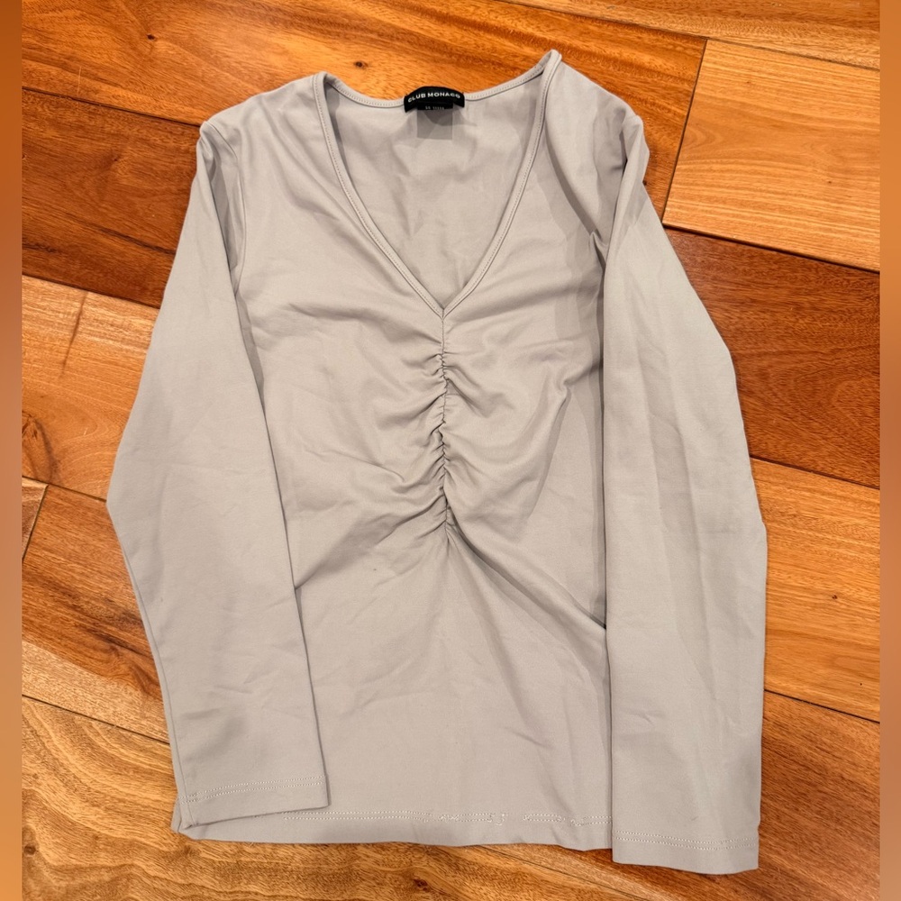 Club Monaco Light Gray Sleeveless Top